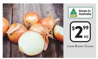 Foodworks Loose brown onions offer