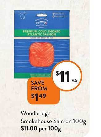 Woodbridge smokehouse salmon