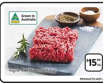 Foodworks Regular beef mince offer