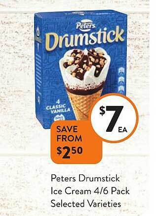 Foodworks Peters drumstick ice cream offer