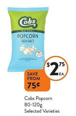 Foodworks Cobs popcorn offer