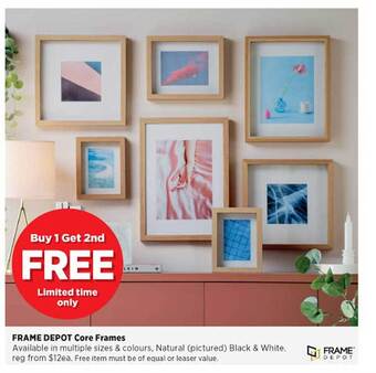 Spotlight Frame depot core frames offer