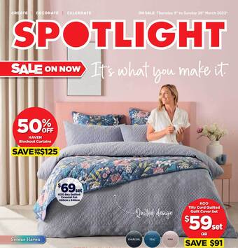Spotlight Koo tilly cord quilted quilt cover set offer