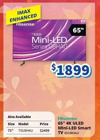 Bi-Rite Hisense 65 offer