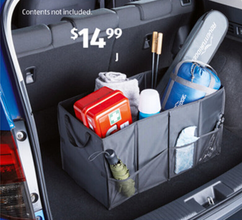 Folding Trunk Organiser offer at ALDI