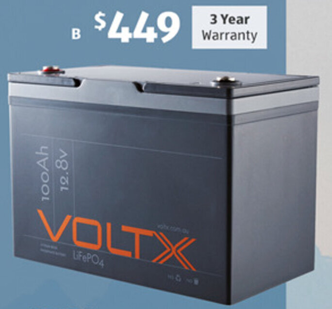 100Ah LithiumIon Battery offer at ALDI