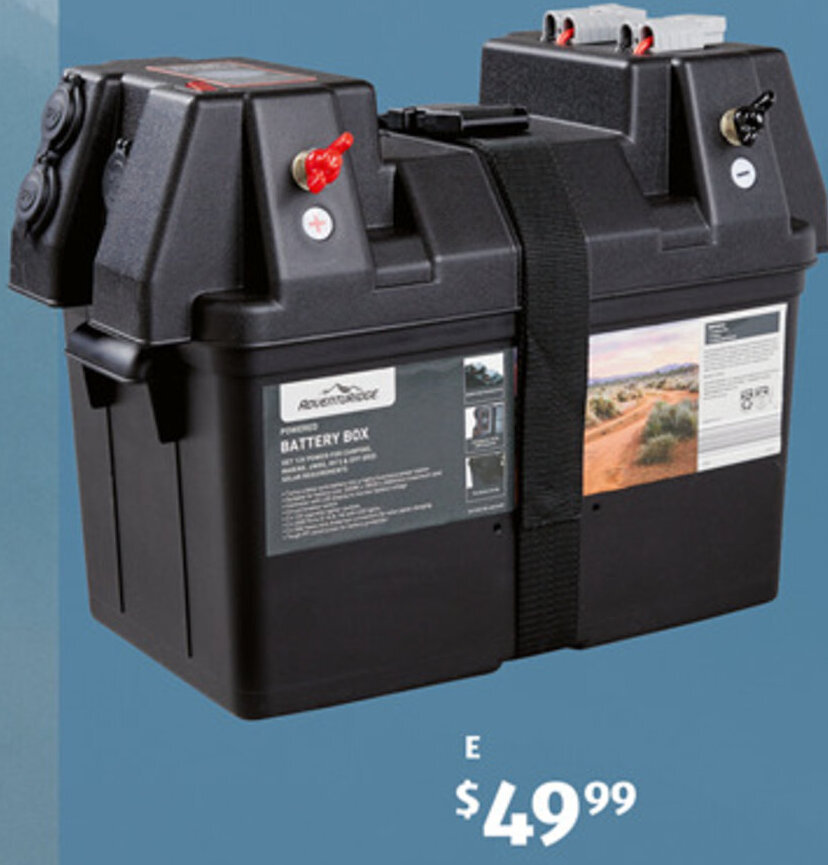 Powered Battery Box offer at ALDI