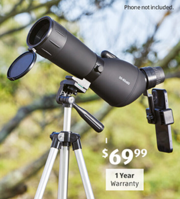 Spotting Scope with Tripod offer at ALDI