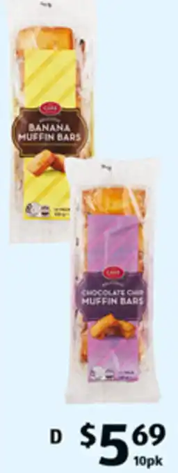 ALDI The Cake Stall Muffin Bars 10pk/420g offer