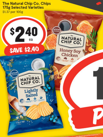 IGA The Natural Chip Co. Chips 175g offer