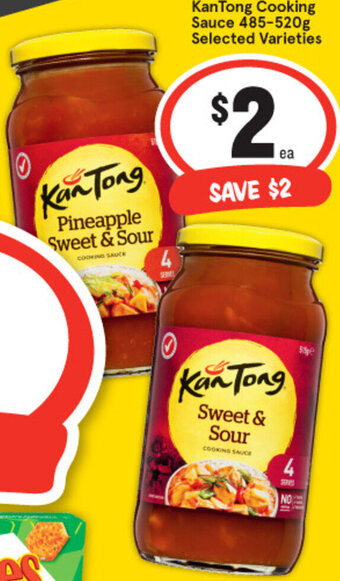 IGA KanTong Cooking Sauce 485-520g offer
