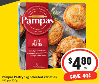 IGA Pampas Pastry 1kg offer