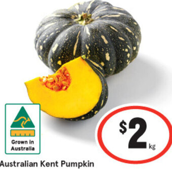 IGA Australian Kent Pumpkin offer