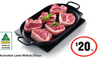 IGA Australian Lamb Midloin Chops offer
