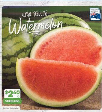 Seedless watermelon
