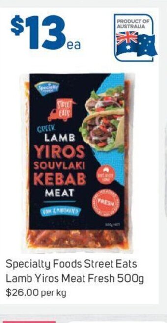 Foodland Specialty foods street eats lamb yiros meat fresh offer