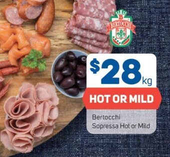 Foodland Bertocchi sopressa hot or mild offer