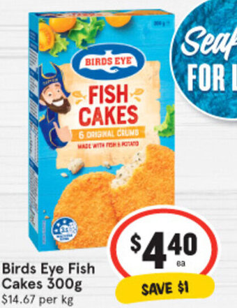 Birds Eye Fish Cakes 300g