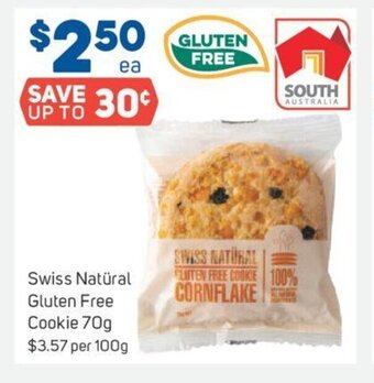Foodland Swiss natural gluten free cookie offer