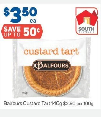 Foodland Balfours custard tart offer