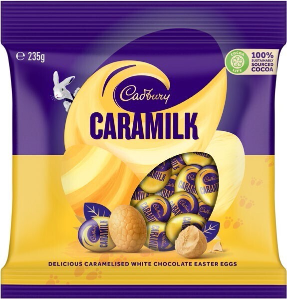 Cadbury caramilk egg bag 235g offer at BIG W