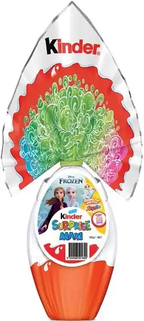 BIG W Kinder surprise frozen maxi easter egg 150g offer