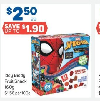 Foodland Iddy biddy fruit snack offer