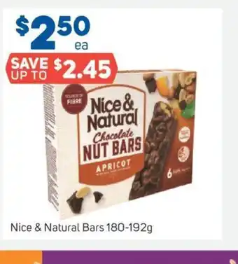 Foodland Nice & Natural bars offer