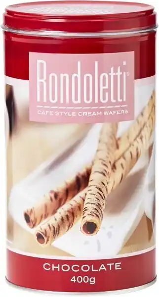 BIG W Rondoletti chocolate cream wafers 400g offer
