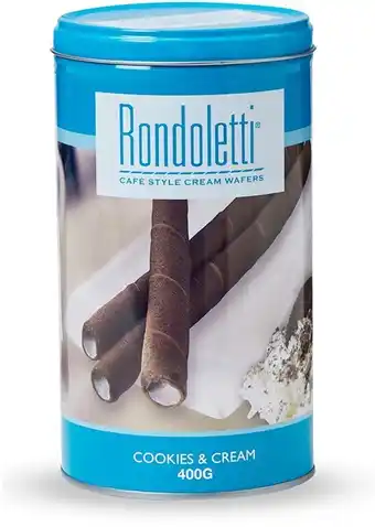 Rondoletti cookies & cream wafers 400g