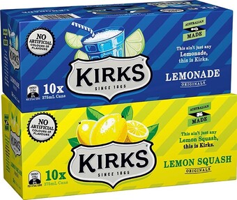 Kirks 10-pack can varieties 375ml*