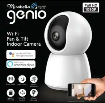 BIG W Mirabella genio wifi 1080p pan & tilt camera offer