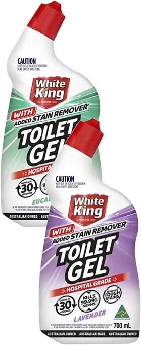 White king toilet gel with added stain remover 700ml*
