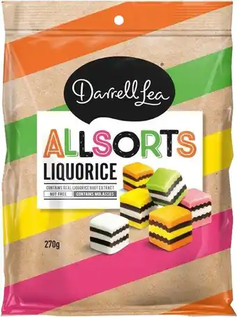 BIG W Darrell lea allsorts 270g offer