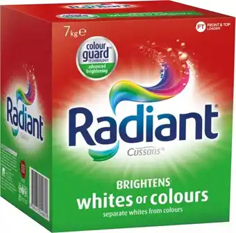 BIG W Radiant whites and colours laundry powder 7kg offer
