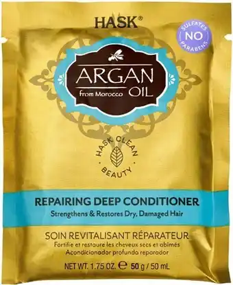 BIG W Hask argan oil repair deep conditioner treatment 50ml offer