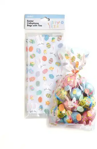 Kmart 20 piece cellophane bags with ties offer
