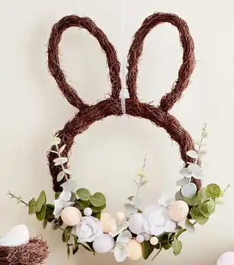 Kmart 45cm easter bunny wreath offer