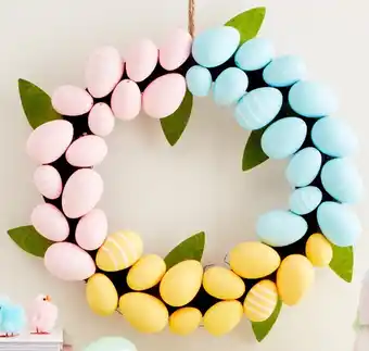 Kmart 45cm easter egg wreath offer