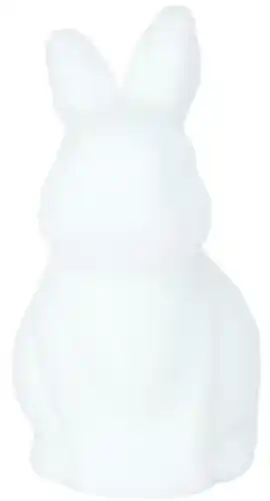 Kmart Large flocked bunny - white offer