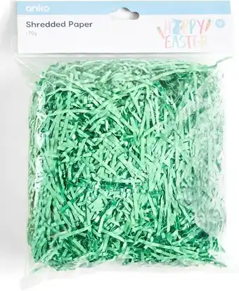 Kmart Shredded paper - green offer