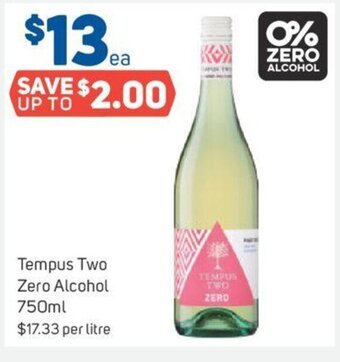 Tempus Two Zero Alcohol 750ml