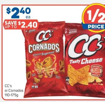 Foodland Cc's or Cornados 110-175g offer