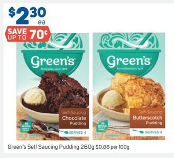 Foodland Green's Self Saucing Pudding 260g offer