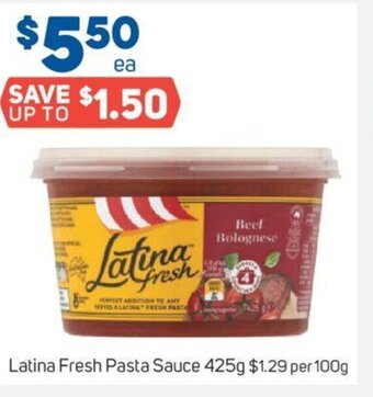 Foodland Latina Fresh Pasta Sauce 425g offer