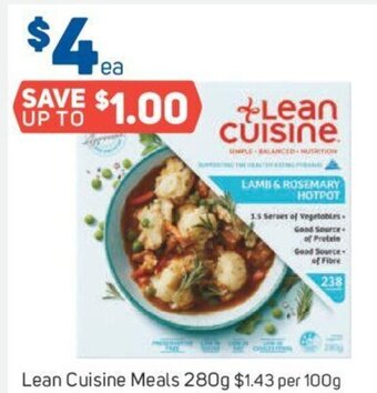 Foodland Lean Cuisine Meals 280g offer