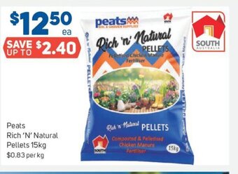 Peats Rich 'N' Natural Pellets 15kg