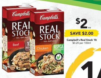 Drakes Campbell's Real Stock 1lt offer