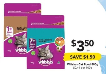 Drakes Whiskas Cat Food 800g offer