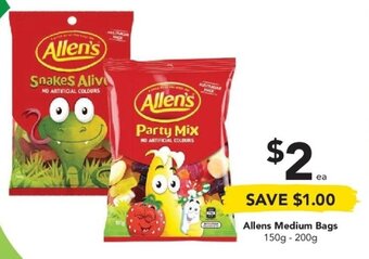 Drakes Allens Medium Bags 150g-200g offer